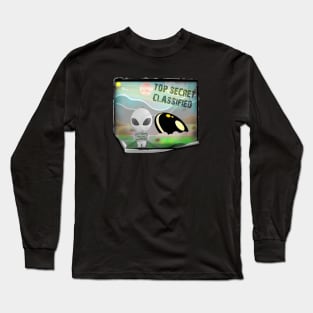 RESTORED UFO CRASH PHOTO Long Sleeve T-Shirt